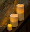 Crystallized Real Wax LED Candles