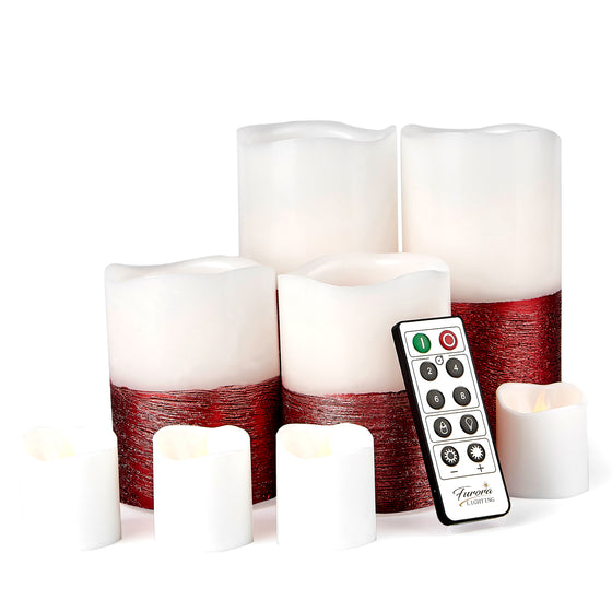 Trim Style Real Wax LED Candles