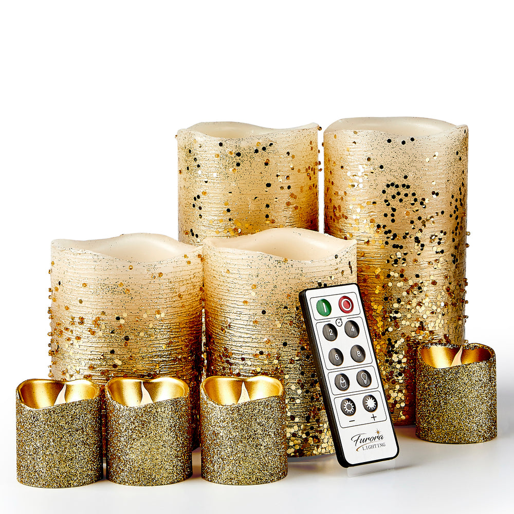 
                      
                        Glittery Real Wax LED Candles
                      
                    