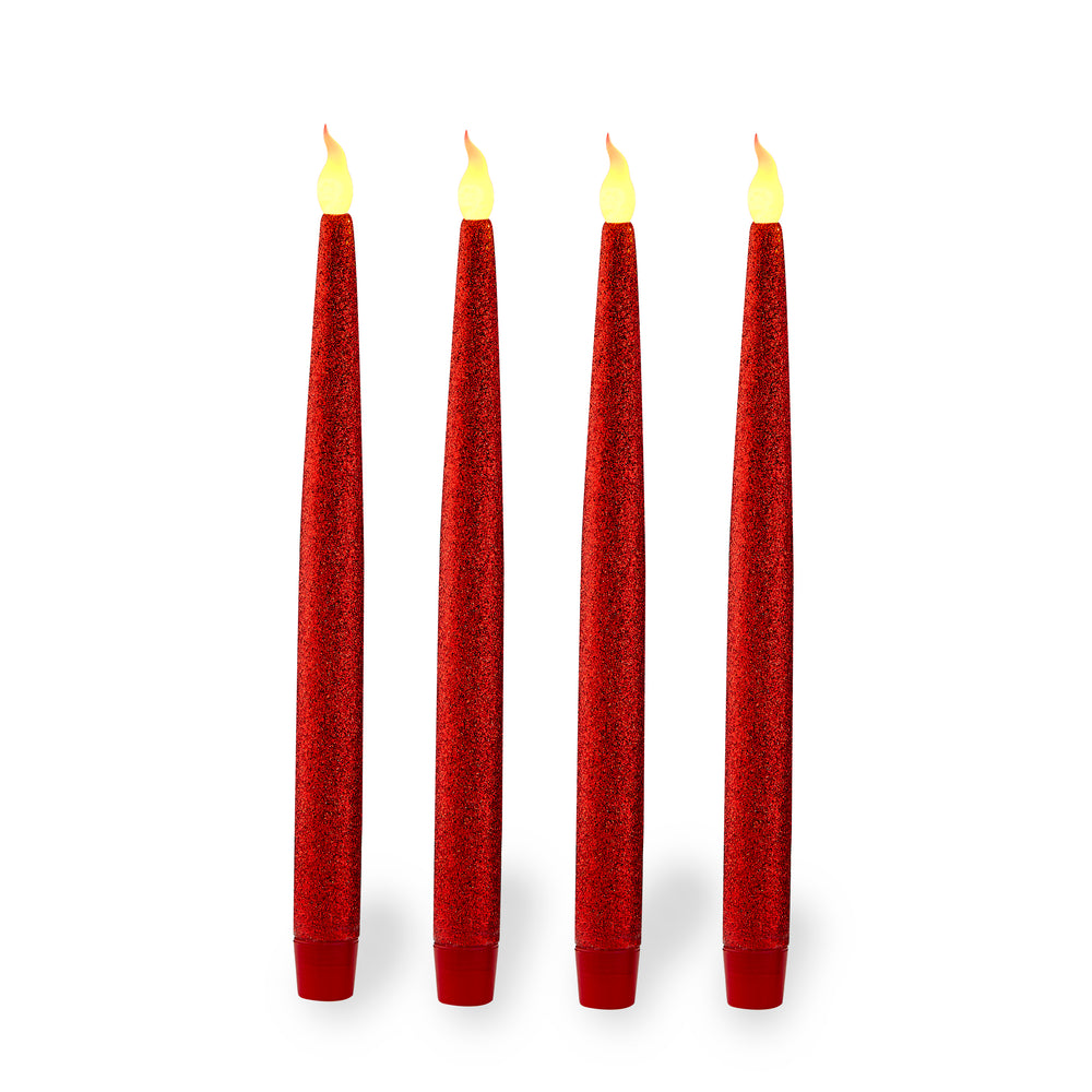 
                      
                        Red Glittery LED Taper
                      
                    
