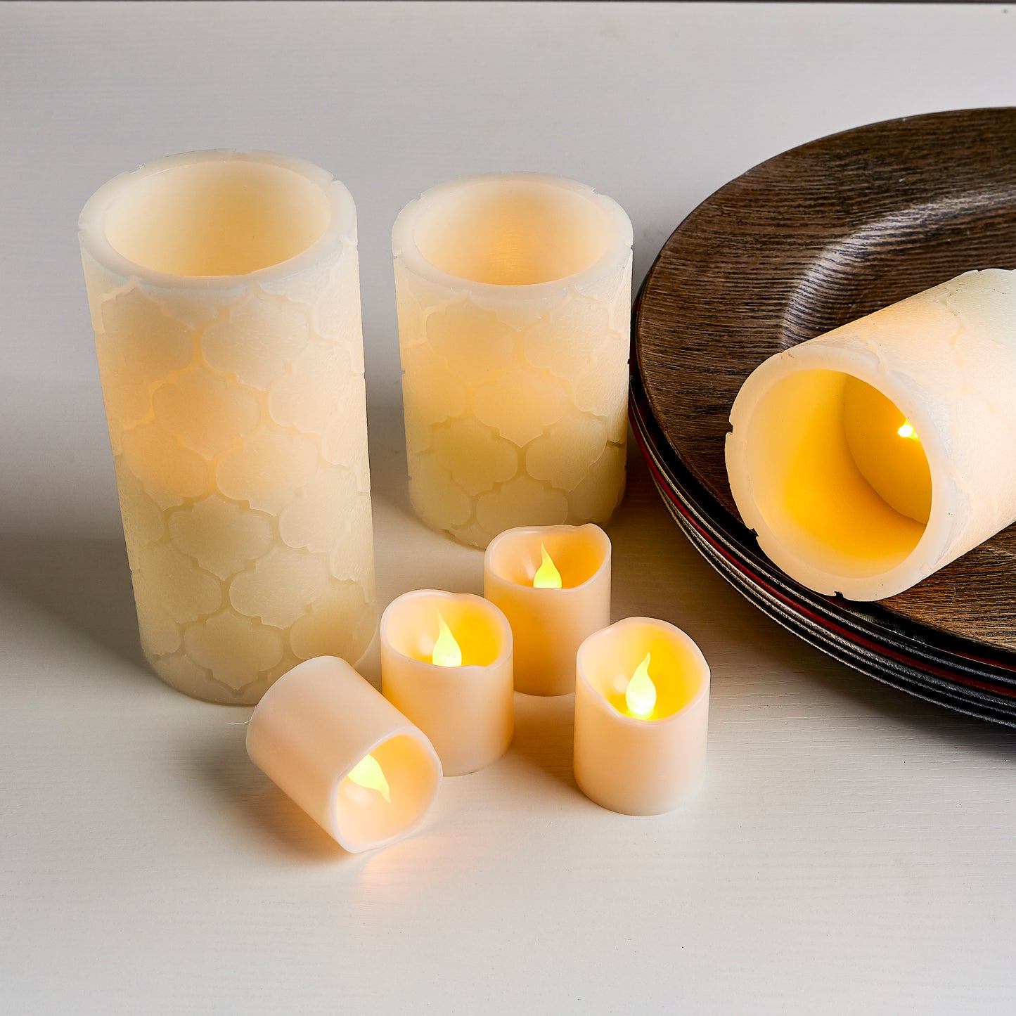 Nordic Real Wax LED Candles