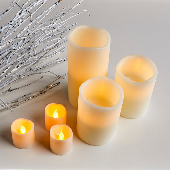 Classic Real Wax LED Candles