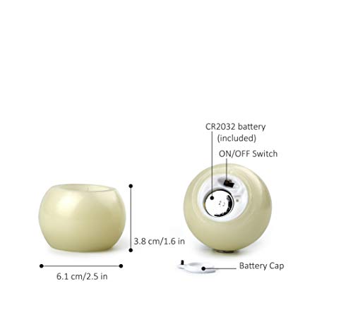 
                      
                        Glitter Real Wax Round Tea Light
                      
                    
