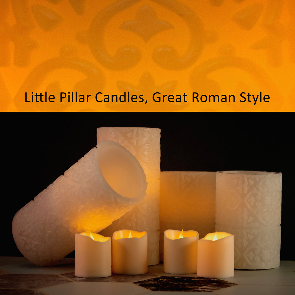 
                      
                        Rome Real Wax LED Candles
                      
                    