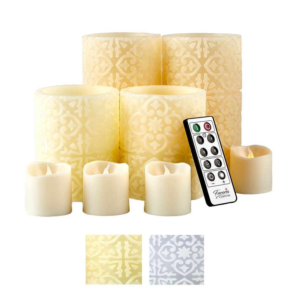 Rome Real Wax LED Candles – Furora LIGHTING