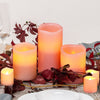 Solid Color Real Wax LED Candles