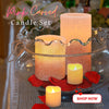 Rome Real Wax LED Candles