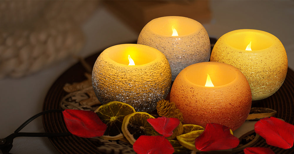 
                      
                        Glitter Real Wax Round Tea Light
                      
                    