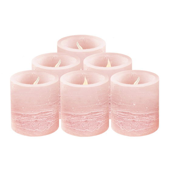 Marble Real Wax Votive Candles