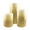 Sparkly Real Wax LED Candles, 3 Pack