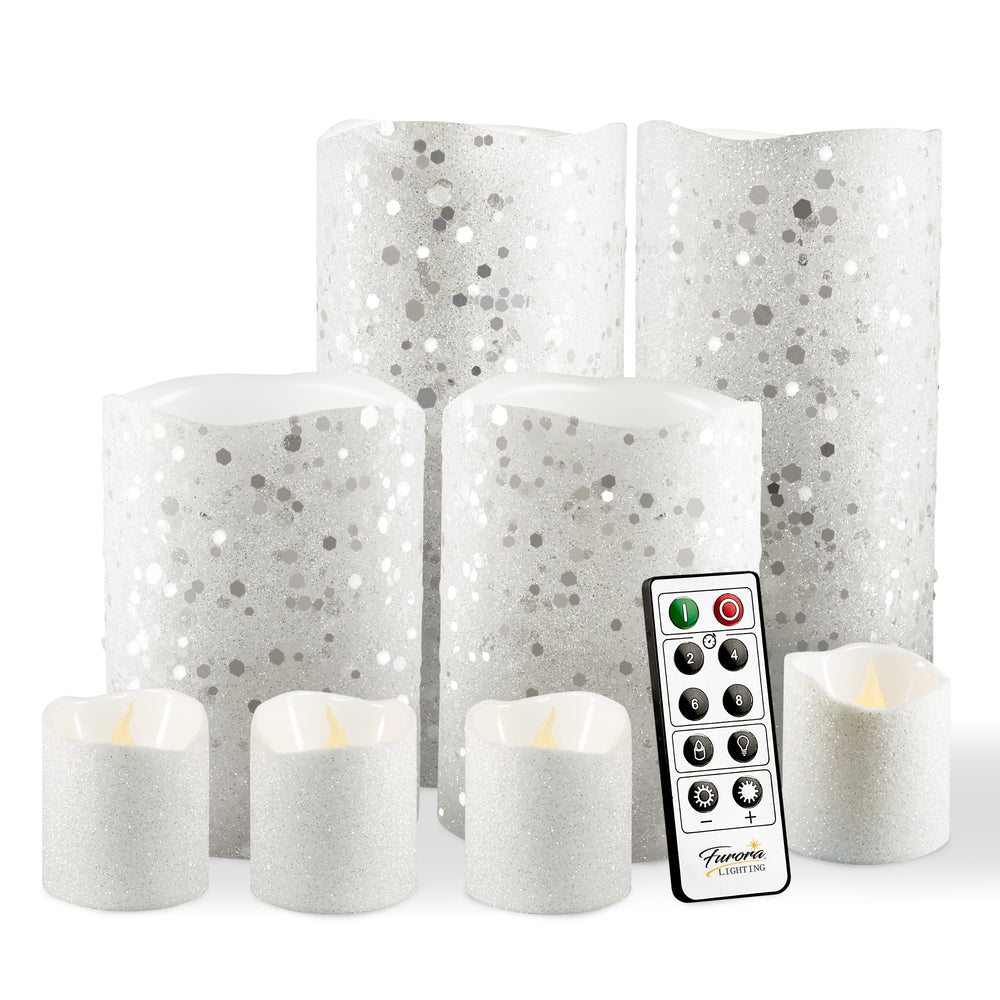
                      
                        Glittery Real Wax LED Candles
                      
                    