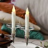 Melted LED Taper Candles with Remote