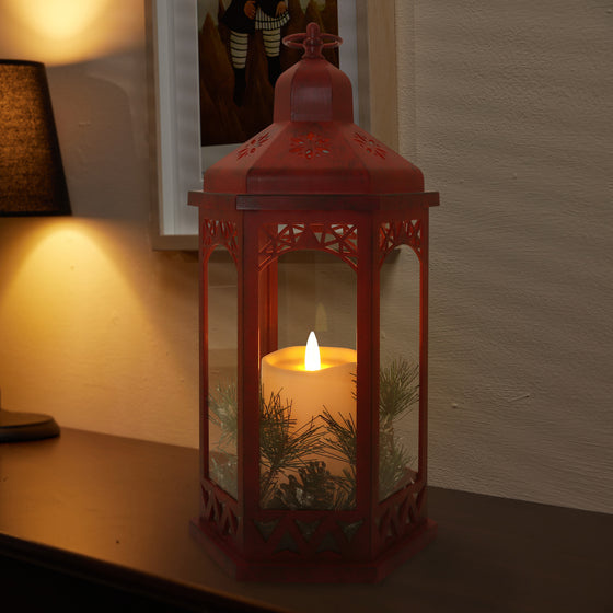 Vintage Carving LED Lantern