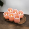 Marble Real Wax Votive Candles