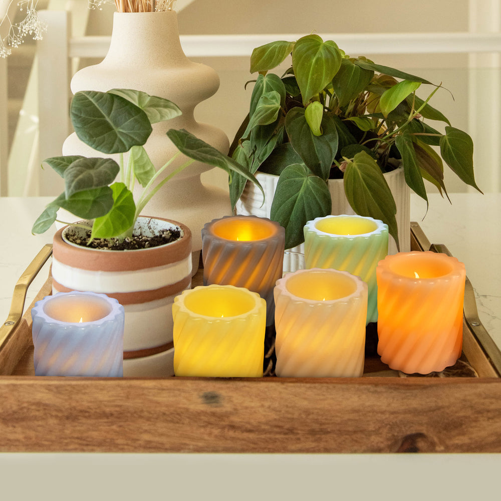 
                      
                        Real Wax LED Spiral Votive Candles
                      
                    