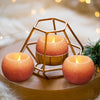 Glitter Real Wax Round Tea Light