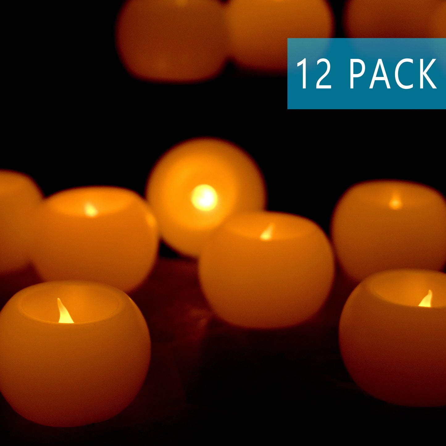 Classic Real Wax Round Tea Light
