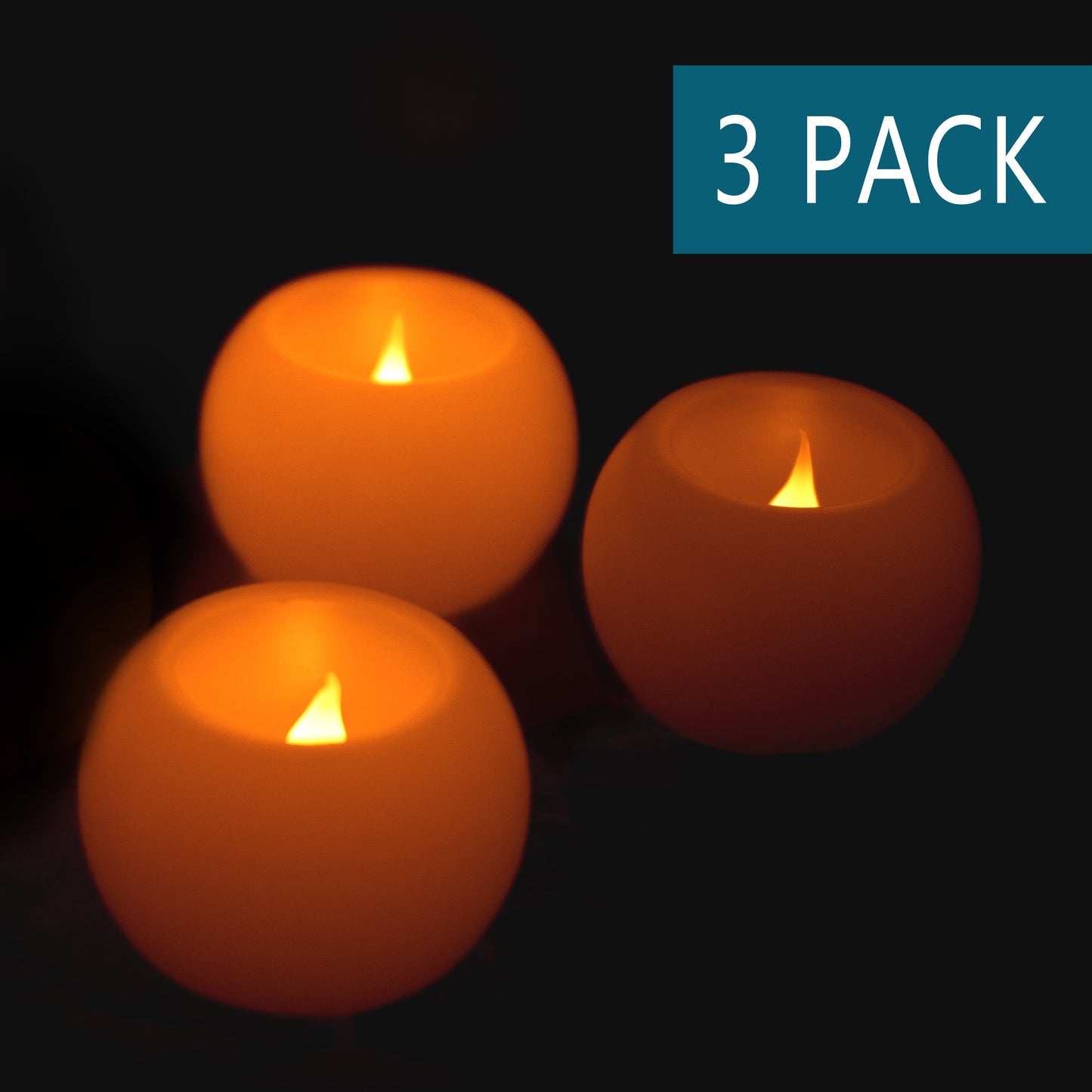 Classic Real Wax Round Tea Light
